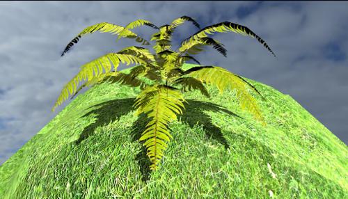 Low Poly Tropic Plant preview image
